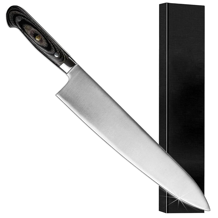 ◆牛刀　本刃付　スウェーデン鋼　常久　刃渡り27cm　全長39.5cm　220ｇ 1118500.jpg